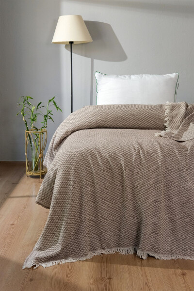 Tripolis Single Frilled Duvet and Bedspread 170x210cm - 1