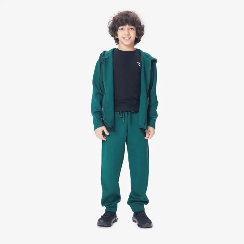 Trousers - DARK GREEN - 4