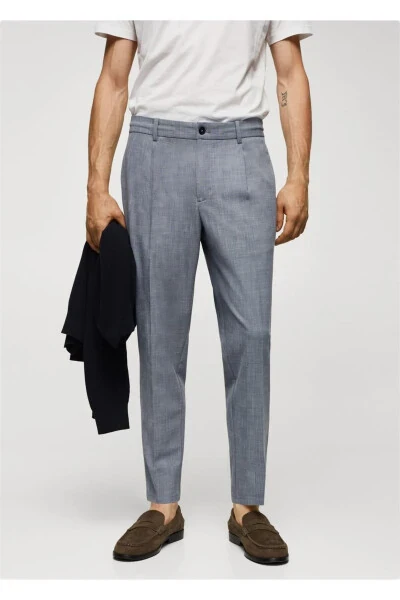 Trousers with clasp pattern - 1