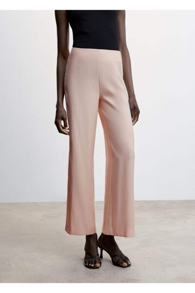 Trousers with Ripped Cuffs - MANGO WOMAN