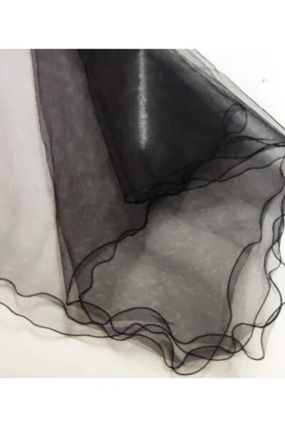 Trousseau Ornament, Engagement Trousseau Ornament, Door Ornament Tulle, Birthday Tulle 150x150cm Black - ÇT ÇEYIZCI TEKSTIL