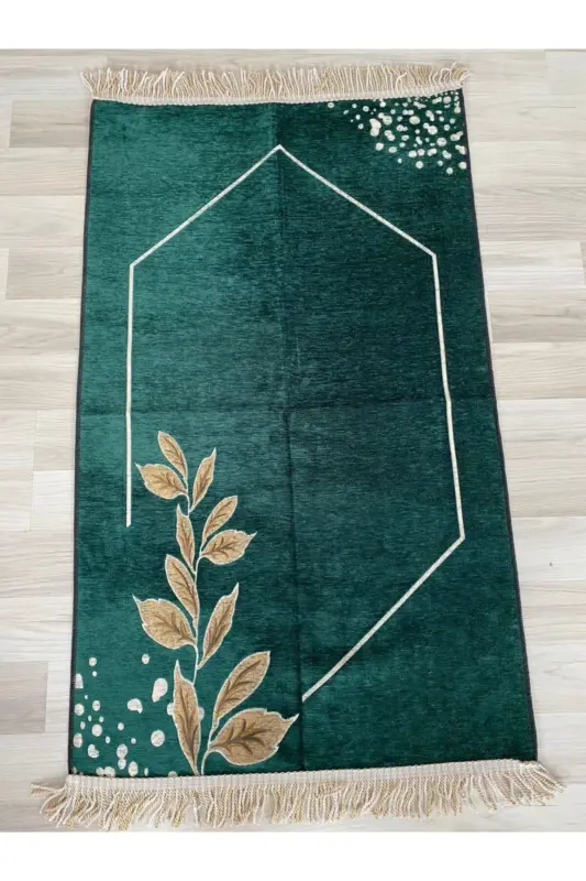 Trousseau Prayer Rug-Green - 2