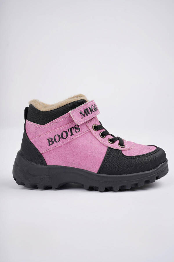 TRUDY Kids Boots, designed for warmth in cold weather. Velcro and lace-up. - 3