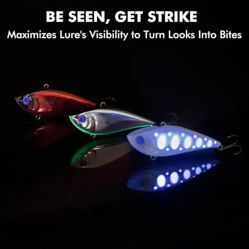 TRUSCEND Easy Catch Crankbait with BKK Hooks, Shallow or Deep Diving Crank Bait Fishing Lures for Bass Pike Walleye, Unipue Wobble Design for More Bites, Vibe Lipless Crankbaits Freshwater Saltwater - 4