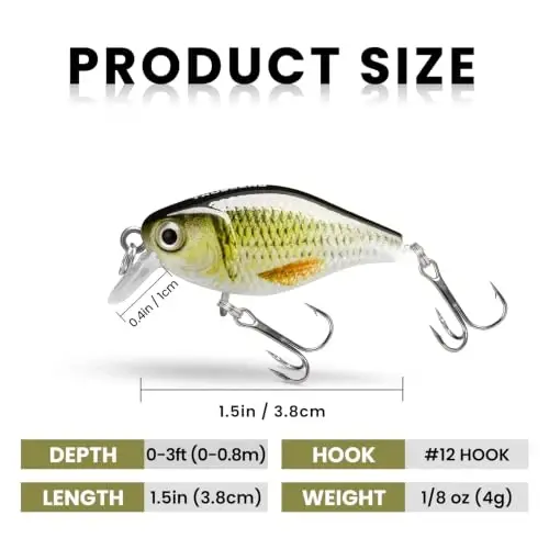 TRUSCEND Easy Catch Swimmax, Ko'proq tishlash uchun sehrli shovqinli turbulent tebranish va vibratsiyali harakatlar, Dyneema eng kuchli tolasidan qo'shilgan segmentlangan suzuvchi baliq, oilaviy baliq ovlash uchun real baliq ovlash vasvasalari - TRUSCEND (1)