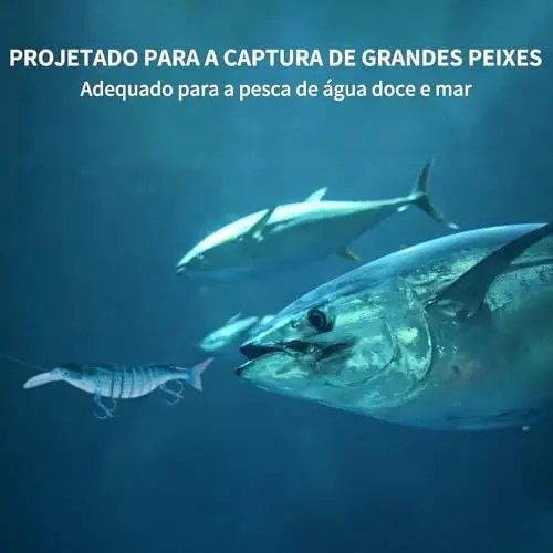 TRUSCEND Easy Catch Swimmax, Magic Noisy Turbulent Wiggling and Vibrating Actions for More Bites, Dyneema Eng Kuchli Tolasi Bilan Bo'g'inli Segmentli Suzuvchi, Relax Oilaviy Baliq Ovi Uchun Haqiqiy Baliq Ovlash Yemlari - 4