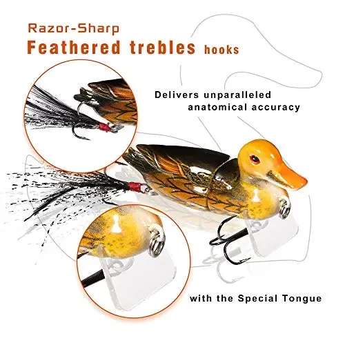 TRUSCEND Easy Catch Swimmax, Magic Noisy Turbulent Wiggling and Vibrating Actions for More Bites, Segmented Swimbait Jointed by Dyneema Strongest Fiber, Lifelike Fishing Lures for Relax Family Fishing - 4