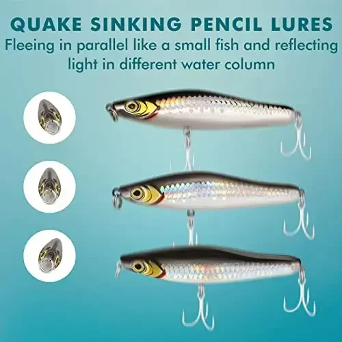 TRUSCEND Easy Catch Swimmax, Magic Noisy Turbulent Wiggling and Vibrating Actions for More Bites, Segmented Swimbait Jointed by Dyneema Strongest Fiber, Lifelike Fishing Lures for Relax Family Fishing - 4
