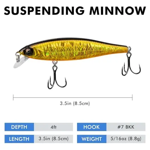 TRUSCEND Easy Catch Swimmax with BKK Hooks, Magic Noisy Wiggling and Vibrating Actions for More Bites, Lifelike Fishing Lures for Bass Trout Walleye Crappie, Strongest Dyneema Fiber Jointed Swimbaits - 6