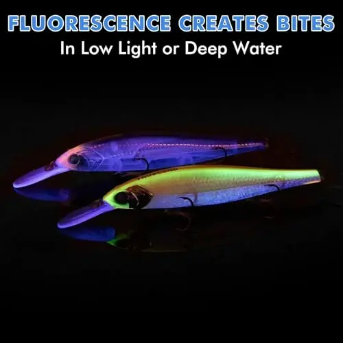 TRUSCEND Easy Catch Swimmax with BKK Hooks, Magic Noisy Wiggling and Vibrating Actions for More Bites, Lifelike Fishing Lures for Bass Trout Walleye Crappie, Strongest Dyneema Fiber Jointed Swimbaits - 5