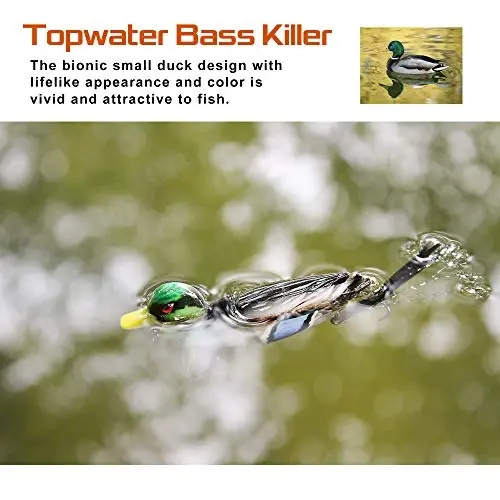 TRUSCEND Fishing Lures for Freshwater and Saltwater, Lifelike Swimbait for Bass Trout Crappie Walleye Pike, Slow Sinking Bass Fishing Lure, Must-Have Fishing Gifts for Men, Family Fishing Gear Plugs - 1