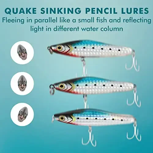TRUSCEND Easy Catch Swimmax, Magic Noisy Turbulent Wiggling and Vibrating Actions for More Bites, Segmented Swimbait Jointed by Dyneema Strongest Fiber, Lifelike Fishing Lures for Relax Family Fishing - 4