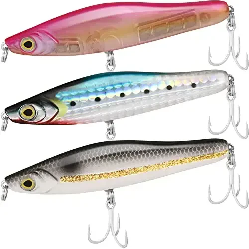 TRUSCEND Easy Catch Swimmax, Magic Noisy Turbulent Wiggling and Vibrating Actions for More Bites, Segmented Swimbait Jointed by Dyneema Strongest Fiber, Lifelike Fishing Lures for Relax Family Fishing 