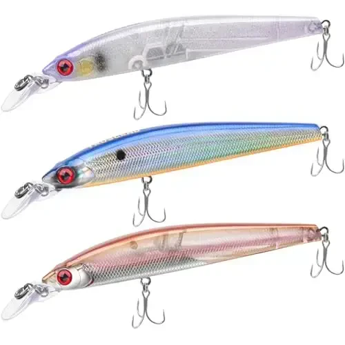 TRUSCEND Easy Catch Swimmax, Magic Noisy Turbulent Wiggling and Vibrating Actions for More Bites, Segmented Swimbait Jointed by Dyneema Strongest Fiber, Lifelike Fishing Lures for Relax Family Fishing 