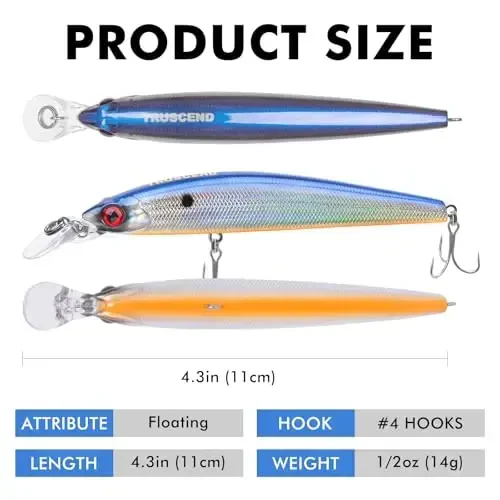 TRUSCEND Easy Catch Swimmax, Magic Noisy Turbulent Wiggling and Vibrating Actions for More Bites, Segmented Swimbait Jointed by Dyneema Strongest Fiber, Lifelike Fishing Lures for Relax Family Fishing - 7