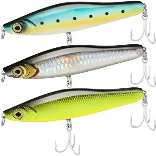 TRUSCEND Easy Catch Swimmax, Magic Noisy Turbulent Wiggling and Vibrating Actions for More Bites, Segmented Swimbait Jointed by Dyneema Strongest Fiber, Lifelike Fishing Lures for Relax Family Fishing - 1