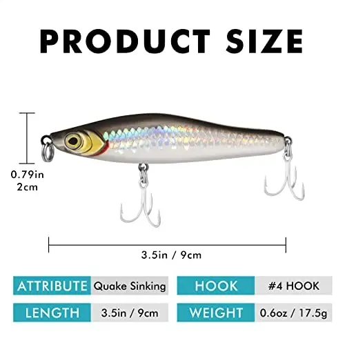 TRUSCEND Easy Catch Swimmax with BKK Hooks, Magic Noisy Wiggling and Vibrating Actions for More Bites, Lifelike Fishing Lures for Bass Trout Walleye Crappie, Strongest Dyneema Fiber Jointed Swimbaits - TRUSCEND (1)