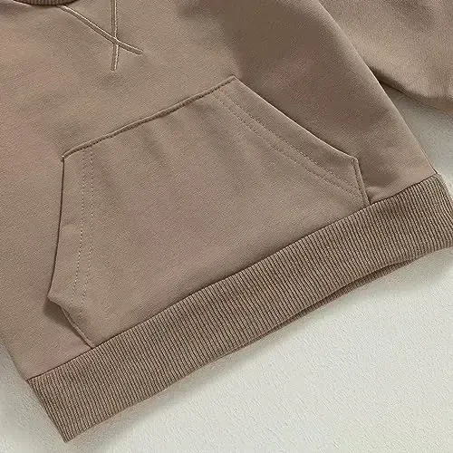 Tsseiatte Toddler Baby Boy Girl Long Sleeve Crewneck Pullover Sviter Sviter Kiyimlar Qattiq Rangli Kundalik Kiyimlar - 6