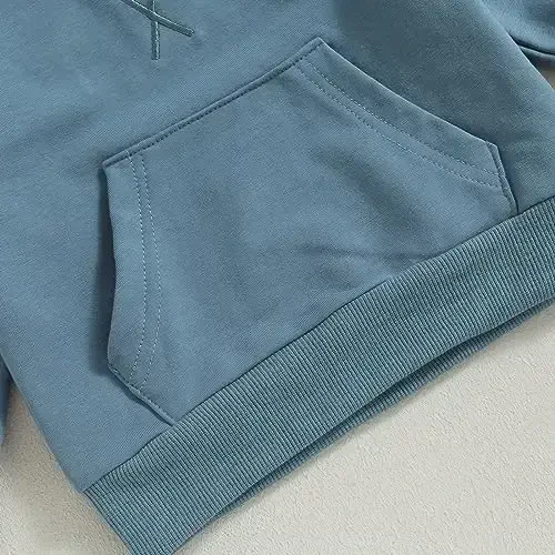 Tsseiatte Toddler Baby Boy Girl Long Sleeve Crewneck Pullover Sweatshirt Sviter Kiyimlar Qattiq Rangli Kundalik Kiyimlar - 6