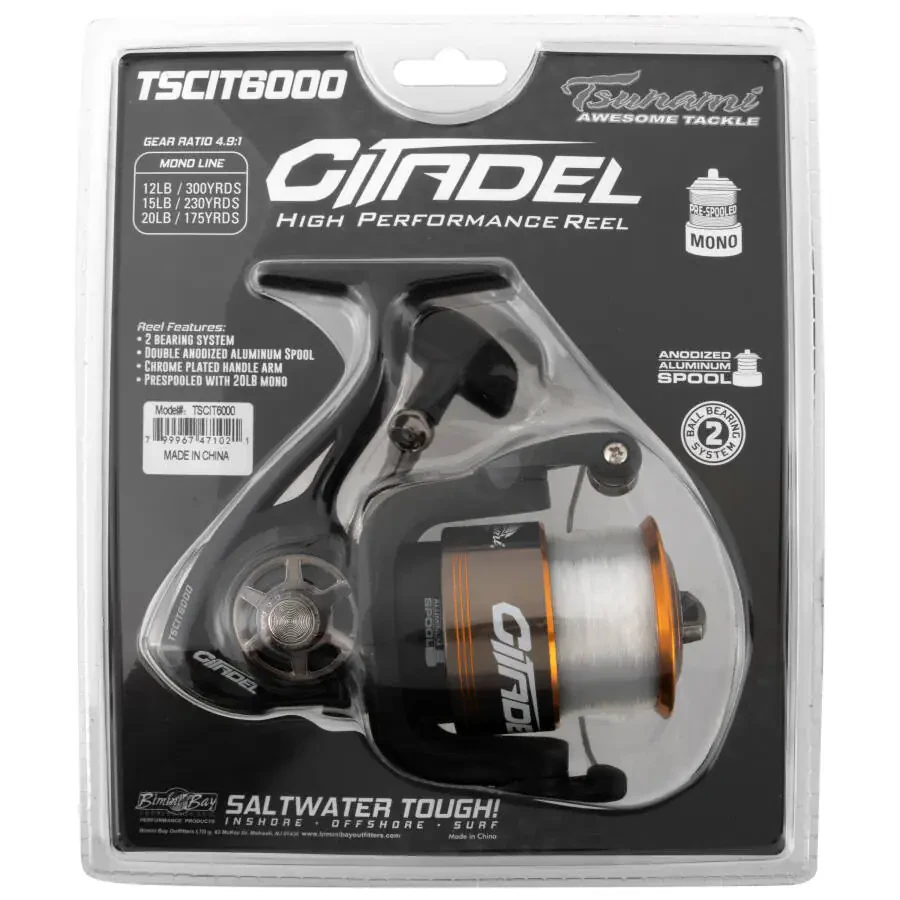 TSUNAMI CITADEL SPINNING REEL - 6000 - 3