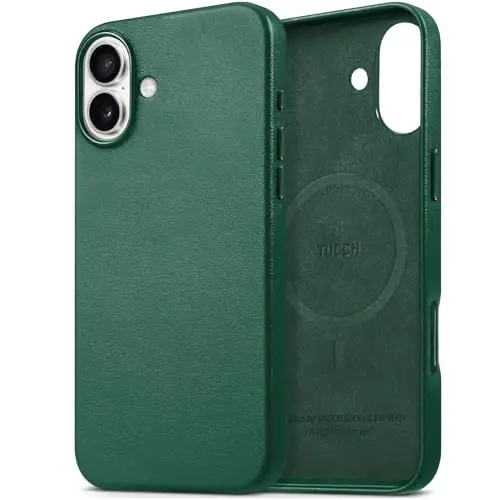 TUCCH PU Leather Case for iPhone 16 Plus (6.7