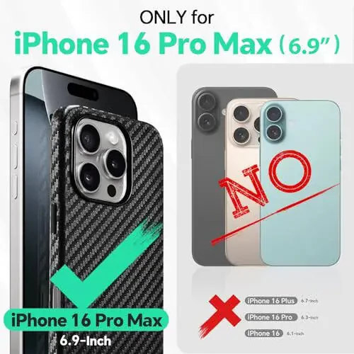 TUCCH iPhone 16 Pro Max uchun magnit qopqoq - 2