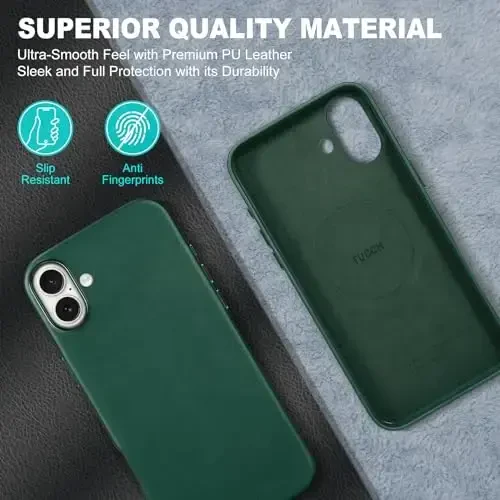 TUCCH PU Charm qutisi iPhone 16 Plus (6.7