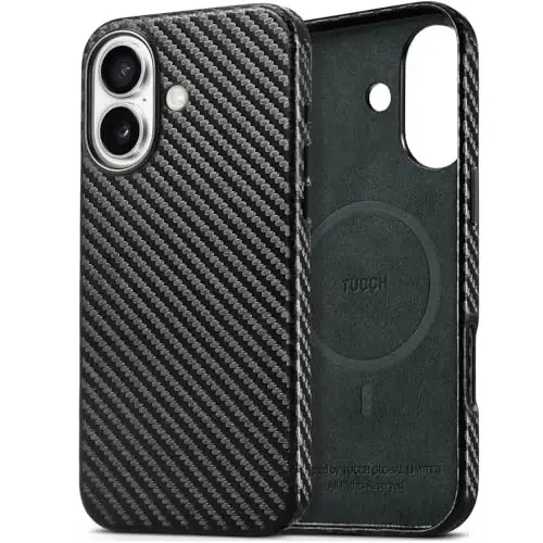 TUCCH PU Leather Case for iPhone 16 (6.1