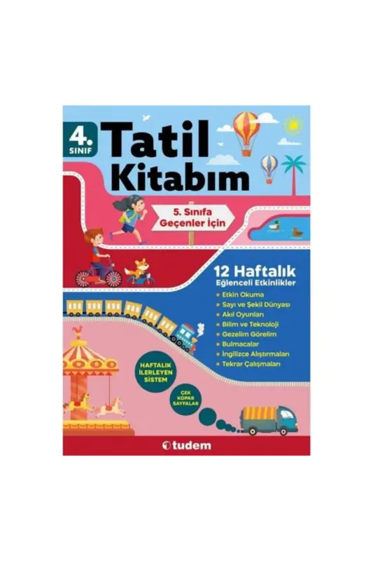 Tudem Книга каникул для 4 класса (Для тех, кто переходит в 5 класс) - TUDEM YAYINLARI