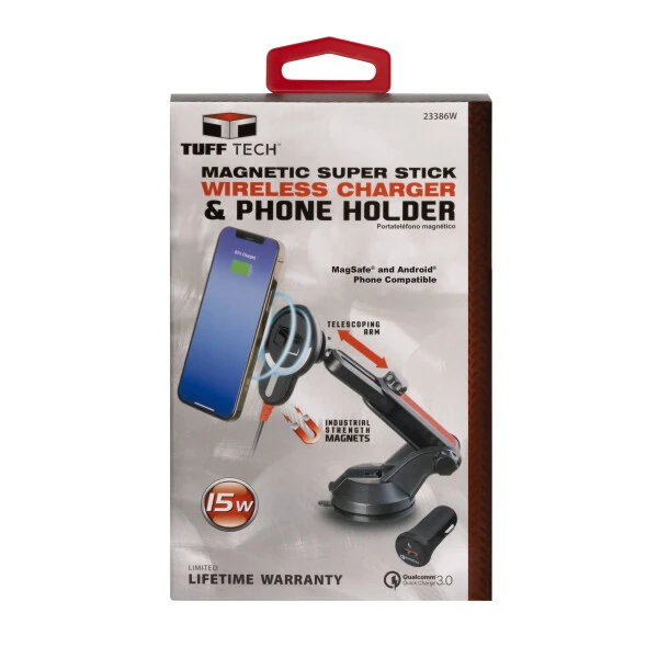 Tuff Tech 15W Mag Safe Compatible Phone Holder - TUFF TECH (1)