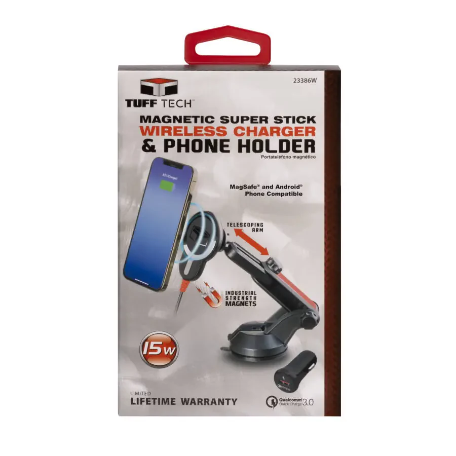 Tuff Tech 15W Mag Safe Compatible Phone Holder - 2