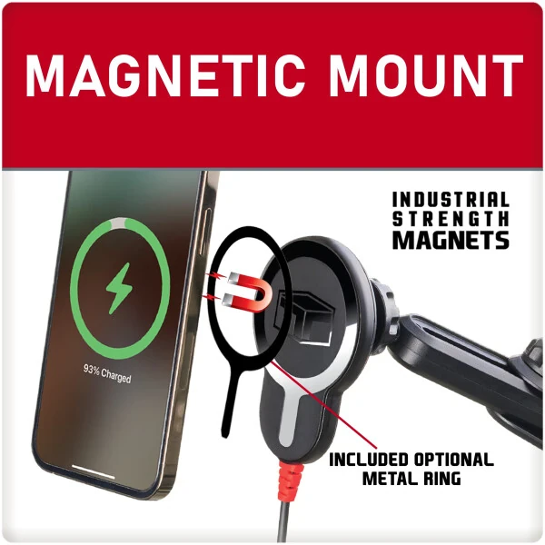 Tuff Tech 15W Mag Safe Compatible Phone Holder - 4