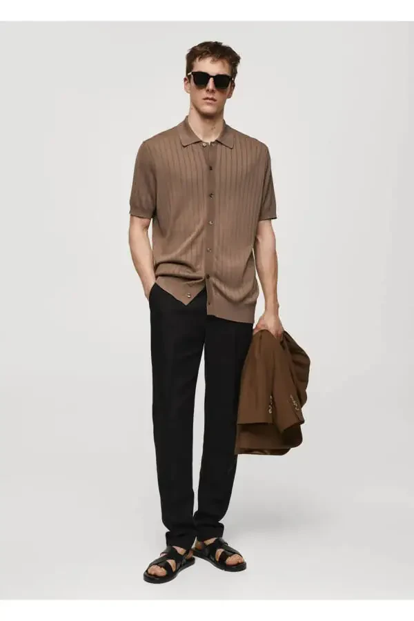 Tugmachali triko polo ko'ylagi - 2