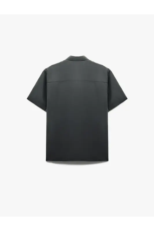 Tugmali klassik yoqali qopqoqli cho'ntakli rayon regu - 4