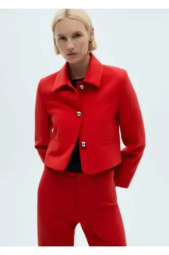 Tugmali qisqa kurtka - 1