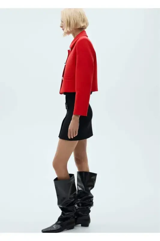 Tugmali qisqa kurtka - 7