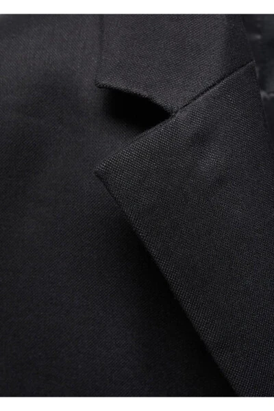 Tugmali zigʻir blazer pidжак - 5