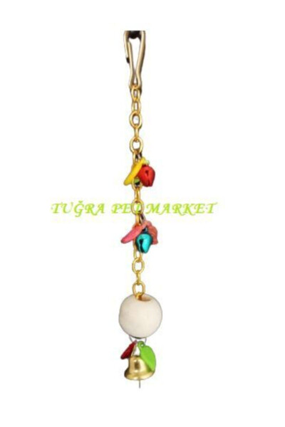 Tuğra Pet Market Muhabbat qushi qo'ng'iroqli o'yinchoq, qo'ng'iroqli qush o'yinchog'i - TUĞRA PET MARKET