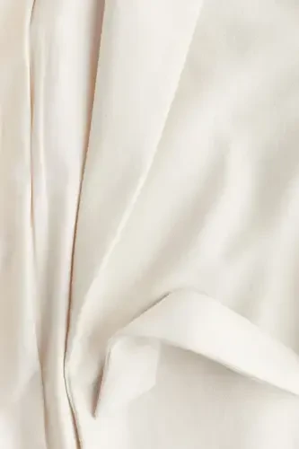 Tukli Yuzali va Kamarli Palto-Ochiq bej - 6