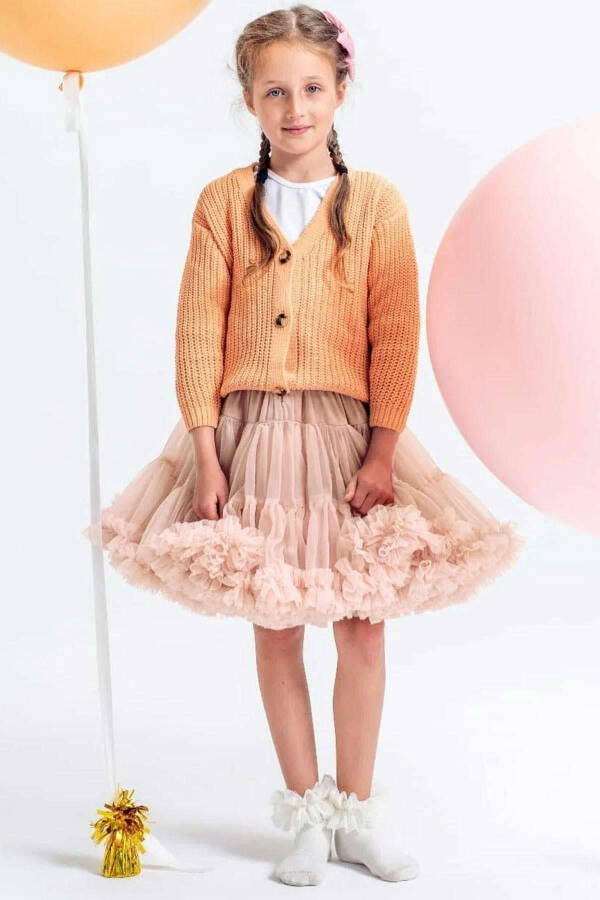 Tulle Skirt Salmon MDVK114 - 9