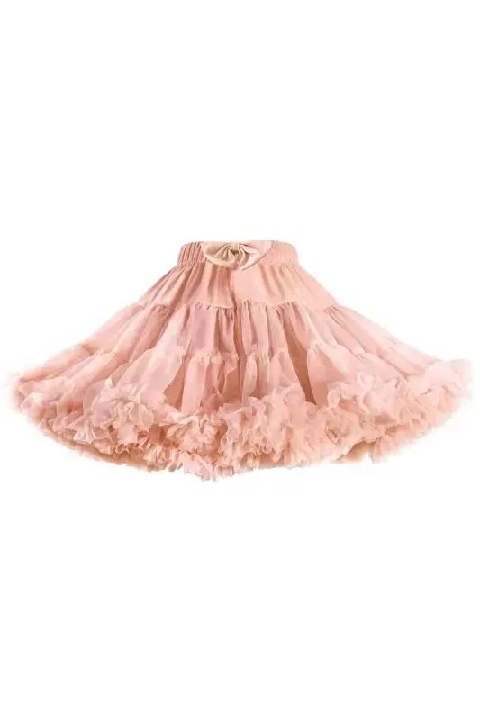 Tulle Skirt Salmon MDVK114 - 2