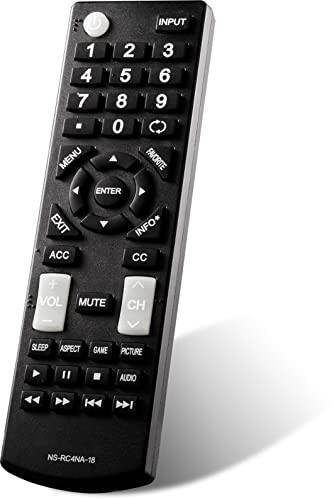 New Universal Replacement Remote Control Fit for All Insignia TVs One Year Warranty - 1