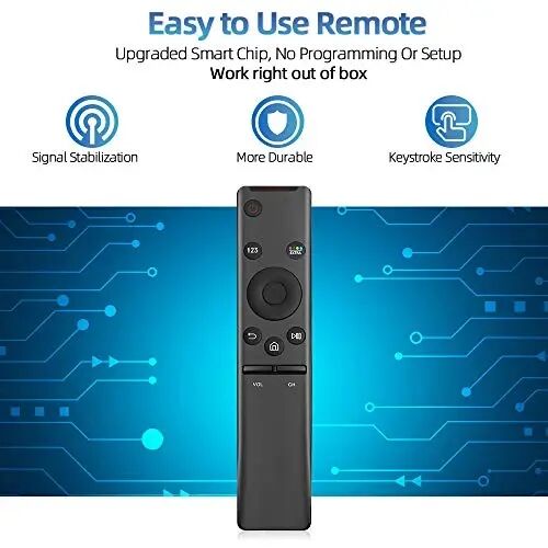 Tüm Samsung TV Kumandaları için Evrensel Kumanda, Tüm Samsung LED, LCD, QLED, HDTV, 3D Seri Akıllı TV'lerle Uyumlu Yedek (BN59-01259B) - 4
