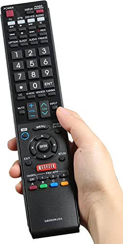 GB004WJSA GB005WJSA Universal TV Remote Control for All Sharp Smart Aquos TV - 1 Year Warranty - 1