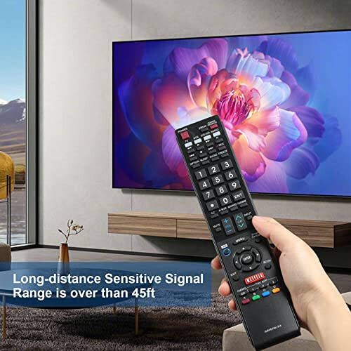 GB004WJSA GB005WJSA Universal TV Remote Control for All Sharp Smart Aquos TV - 1 Year Warranty - 2