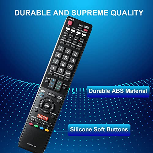 GB004WJSA GB005WJSA Universal TV Remote Control for All Sharp Smart Aquos TV - 1 Year Warranty - 4