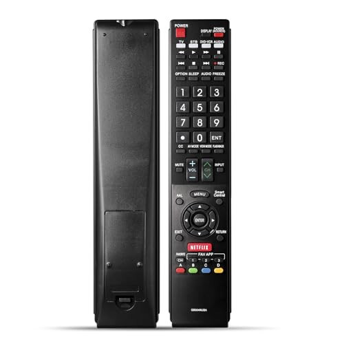 GB004WJSA GB005WJSA Universal TV Remote Control for All Sharp Smart Aquos TV - 1 Year Warranty - 5