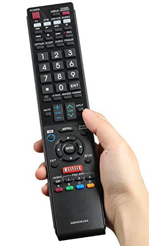GB004WJSA GB005WJSA Universal TV Remote Control for All Sharp Smart Aquos TV - 1 Year Warranty - 6