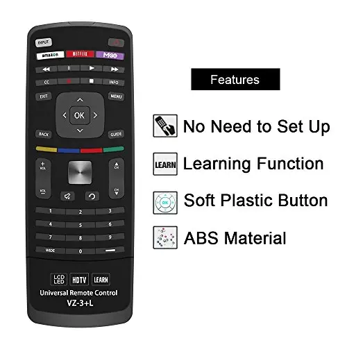 New Vizio Universal Remote Control for All VIZIO Brand TV, Smart TV - 1 Year Warranty - 6