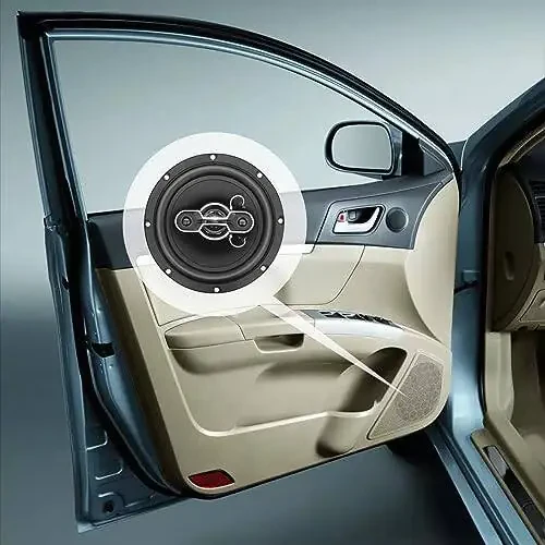 TUMAN Pro 6.5'' Автомобильные динамики, 500 Вт макс. 4-х полосные коаксиальные динамики, профессиональный стереозвук, без искажений, миларовый твитер (1 пара) - 7